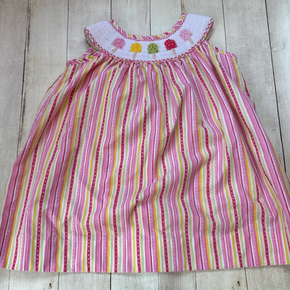 Zuccini smocked  dress 2T